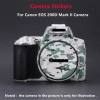200D2 II Camera Stickers Vinyl Decal Skin Wrap Cover for Canon EOS 200D Mark II Camera 3M Premium Anti Scratch Court Wraps Cases