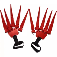 Claw Finger Knuckle Movable Cool Black Technology Toy Role Play Prank Mechanical Skeleton Hand Claw 
