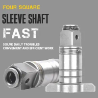 Four Square Sleeve Shaft 1PC 18V Electric Brushless Impact Wrench Shaft Accessories Single/Dual Use Cordless Wrench Part Power