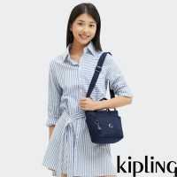 Kipling 深藍提花手提斜背二用小包-PATYA