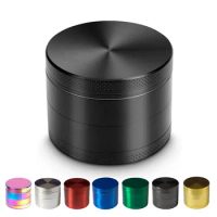 40mm 4-Layer Aluminum Herbal Herb Tobacco Grinders For Smoking Metal Tobacco Cutting Pipe Accessories Tobacco Herb Spice Mills
