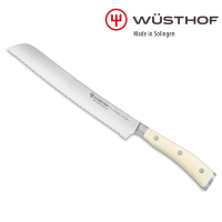 WUSTHOF 德國三叉 CLASSIC IKON_cream 20cm 麵包刀(鋸齒刀)