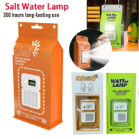 Portable Outdoor Camping Lamp Salt Water LED Emergency Lamp for Camping Night Fishing Lamp 50 LM Energy Saving Lamp