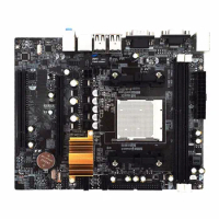 N68 C61 Desktop Computer Motherboard Support For Am2 For Am3 Cpu Ddr2+Ddr3 Memory Mainboard With 4 Sata2 Ports