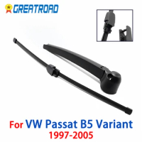 Wiper 16" Rear Wiper Blade Arm Set Kit For VW Passat B5 Variant 1997 98 99 00 01 02 2003 Windshield Windscreen Rear Window