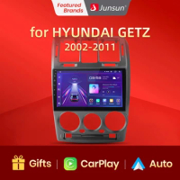 Junsun V1 AI Voice Wireless CarPlay Android Auto Radio for Hyundai Getz 2002 - 2011 4G Car Multimedia GPS 2din autoradio