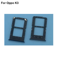 For Oppo K3 New Tested Good Sim Card Holder Tray Card Slot For Oppo K 3 Sim Card Holder Replacement oppok3