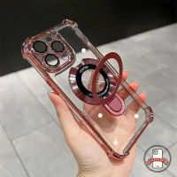 เคสไอโฟน 11 ป้องกันการตกสีทึบ U โล่ ที่วางโทรศัพท์ สำหรับ เหมาะสำหรับ IPhone 13 12 11 14 15 16 Pro M