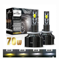 NEW 12V 70W 20000LM 6500K U12 880 H1 H4 H7 H11 H13 Motorcycle Light Led Canbus for Car Led Headlight Bulb IP68 All Cars