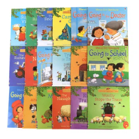 8 Books 15x15cm Usborne Best Picture Books Children Baby famous Story English Farmyard Tales Series Farm story Kids English Book