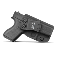 Dermatoglyph Kydex Holster IWB for Glock 43 / Glock 43X Pistol Case - Inside Waistband Carry Concealed Holster for G43/G43X
