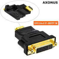 Gold Plated DVI To HDMI Compatible Adapter DVI 24+5 Female To HDMI Compatible 19 Pin Male Female Adapter