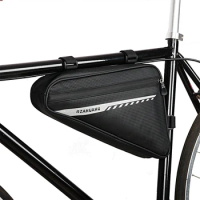 Bicycle Triangle Bag Waterproof Bicycle Front Frame Bag MTB Road Bike Triangle Pouch Outdoor Cycling Bags Bike Acessories