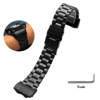 [Đường mòn] thép không gỉ watchbands Adapter cho CASIO g-sốc sửa đổi GG-1000gwg GSG-100 của nam giới đen vòng đeo tay dây đeo đồng hồ