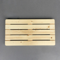 【沃克嚴選】松木實木踏板-原木色 70*37*4cm 6片