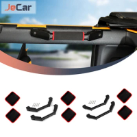 JeCar Iron/Neoprene Car Front Rear Door Roof Handle Bar Rope Grab For Ford Bronco 2021 UP Ceiling Armrest Handrail Accessories