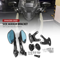 Motorcycle Accessories Mirrors Forward Moving Bracket Kit Rearview Mirror For Yamaha XMAX 300 X-MAX300 XMAX300 X-MAX 2023