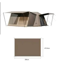 TENDA NATUREHIKE CNH22ZP004 VILLAGE 13 TENDA CAMPING KAPASITAS 5-8 ORG V13ultimate+mat