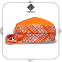 Peci Batik Jogokariyan Motif Poleng Orange Peci PKS original