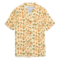 【POLER STUFF】ALOHA SHIRT 夏威夷衫 / 柔軟涼感嫘縈襯衫(沙漠綠洲米色)