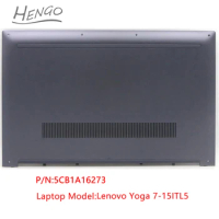 5CB1A16273 Gray New Original For Lenovo Yoga 7-15ITL5 Lower Bottom Base Case Cover D Shell