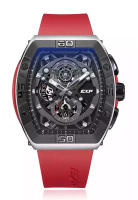 Expedition Expedition Jam Tangan Pria - Red Silver Black - Silicon - 6800 MCRTBBARE