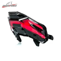 Shark Power Modifikasi Lampu Belakang HONDA CLICK/VARIO 160 Lampu Sein & Rem LED Putih Biru Merah Mo