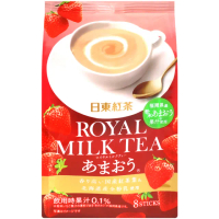 【日東紅茶】皇家奶茶-甘王草莓風味(14g x8入/袋)
