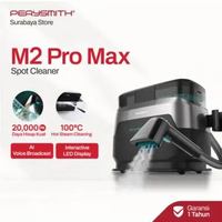 PerySmith M2 Pro Max Suhu Tinggi 100°C HOT & COLD Vacuum Cleaner 20Kpa Suction Wet Steam