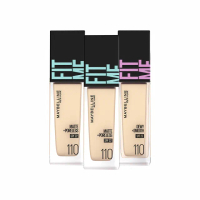 【MAYBELLINE 媚比琳】FIT ME 反孔特霧/水光粉底液全新升級PRO版30ml 3入組