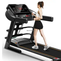 Multifunctional Foldable Mini Fitness Home Treadmill Indoor Exercise Equipment Gym Folding House Fitness Running Treadmills 220V