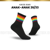 Rightbox ID, Kaos Kaki Anak Panjang Sebetis, Motif Rainbow