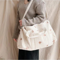 Large Maternity Bag for Baby Diaper Maternal Mommy Bag Quilted Nappy Maternity Packs Toiletry Labour