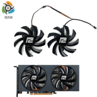 New 85mm Video Card Cooling Fan For Powercolor RX 6700 6650 6600 XT RX 5700 5600 XT V2 Fighter Graphics Card cooler Fan