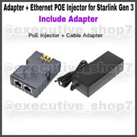 Adapther + Ethernet POE Injector for Starlink Gen 3 - Include Adapter