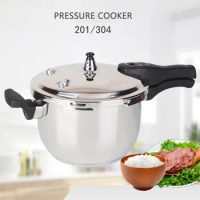 Stainless steel multi-layer composite steel pressure cooker household induction cooker gas stove universal pressure cooker