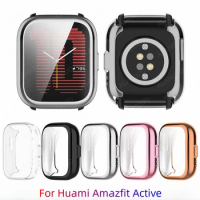 TPU Electroplated Case For Huami Amazfit Active Full Coverage Protector Film Fall Prevention for Amazfit active Protective Cover