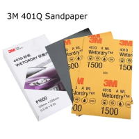 5pc 401Q Water Sandpapers Car Beauty Sanding Polishing 230*280mm Jade Paint Surface Furniture Fine Grinding for 3M Grit1500~2500