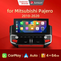 Junsun 12.3" Car Multimedia Player Radio for Mitsubishi Pajero 2010-2020 CarPlay Android Auto 8Core Android 12 DSP autoradio