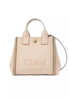 Chloé Small Chloe Carry Tote Bag In Canvas Blushy Beige CHC25SS911O6526Y
