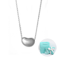 Tiffany&Co. Elsa Peretti 經典優雅相思豆純銀項鍊