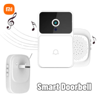Xiaomi Tuya WiFi Video Doorbell Wireless HD Camera PIR Motion Detection IR Alarm Security Smart Door Bell WiFi Intercom for Home