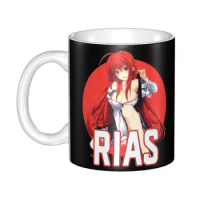 DIY Rias Gremory High School Anime DxD Ceramic Mugs Customized Coffee Cups Creative Present