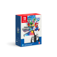 【Nintendo 任天堂】Switch OLED款式 超級瑪利歐兄弟 驚奇 主機組合(台灣公司貨)
