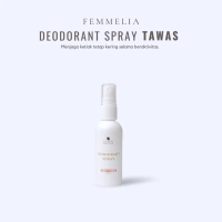 FEMMELIA Deodorant Natural Spray Tawas 60ml Non Alkohol. real antiperspirant Silicone Free 24 Months