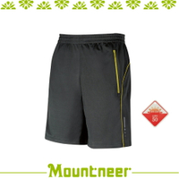 【Mountneer 山林 中性透氣排汗針織短褲《深灰》】31S55-11/抗UV/UPF50+/吸濕排汗/透氣/休閒