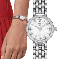 【TISSOT 天梭】官方授權 T-Lady系列 珍珠母貝小錶徑女錶(T1400091111100)
