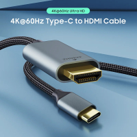 สายแปลง USB C เป็น HDMI 4K 60Hz สาย USB Type C เป็น HDMI รองรับ Thunderbolt 3 ใช้ได้กับ  Pro Air iPa