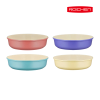 Roichen BESPOKE系列 平底鍋 24cm 韓國製 不含把手(奶油起司、蜜桃粉、藍莓紫、薄荷綠 四色可選)