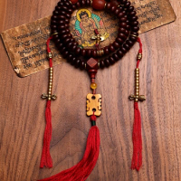 Natural Alms Bowl Bodhi Seed Beads Bracelet Men's Women's Ornament 108 Pcs